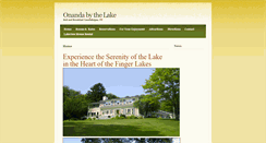 Desktop Screenshot of onandabythelake.com